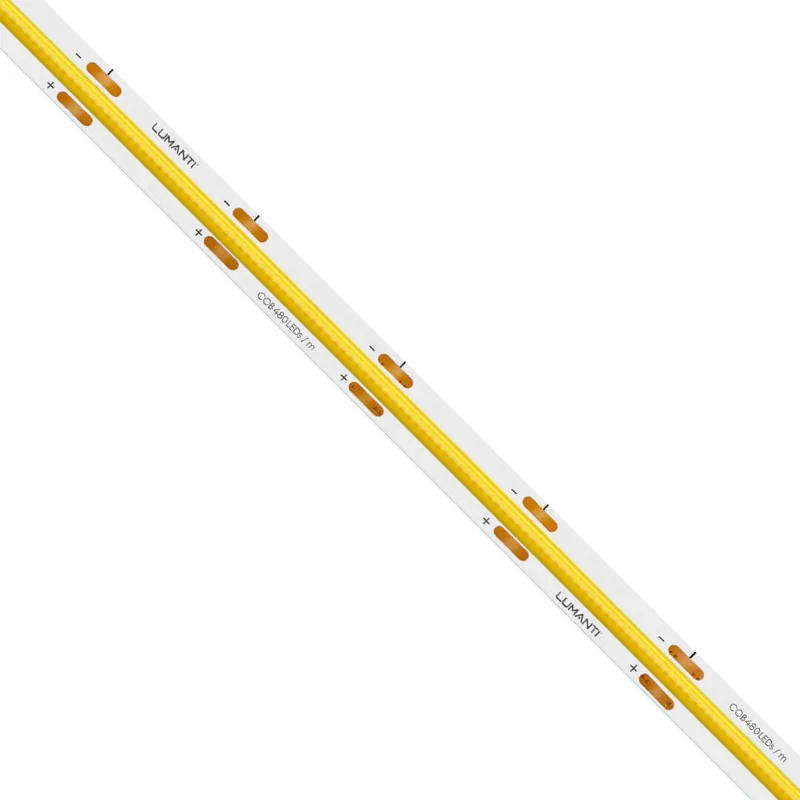 Fita 12V c/480 LEDs COB/m | IRC>80 | 18W/m
