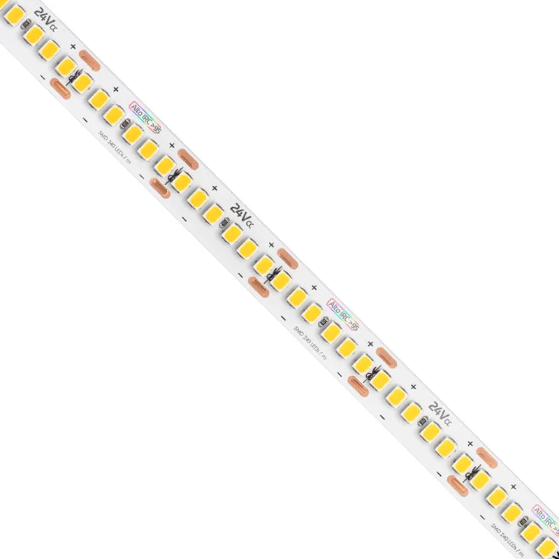 Fita 24V c/240 LEDs SMD/m | IRC>95 | 24W/m