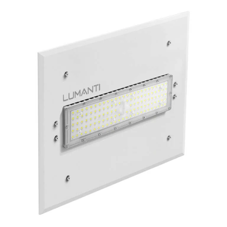 Luminária LED High Plus Quadrada Embutir | 100W | AUTOVOLT