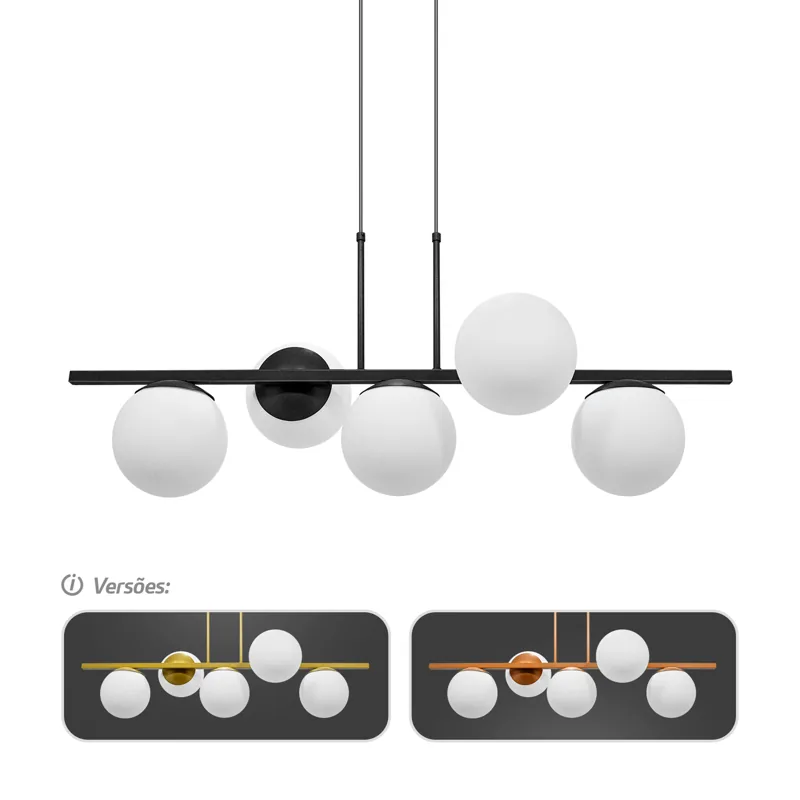 Lustre Pendente Five Moons