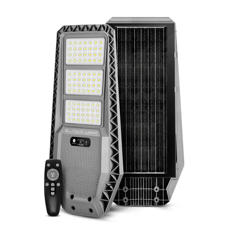 Luminária LED Sunlight Pública | 200W | Energia Solar