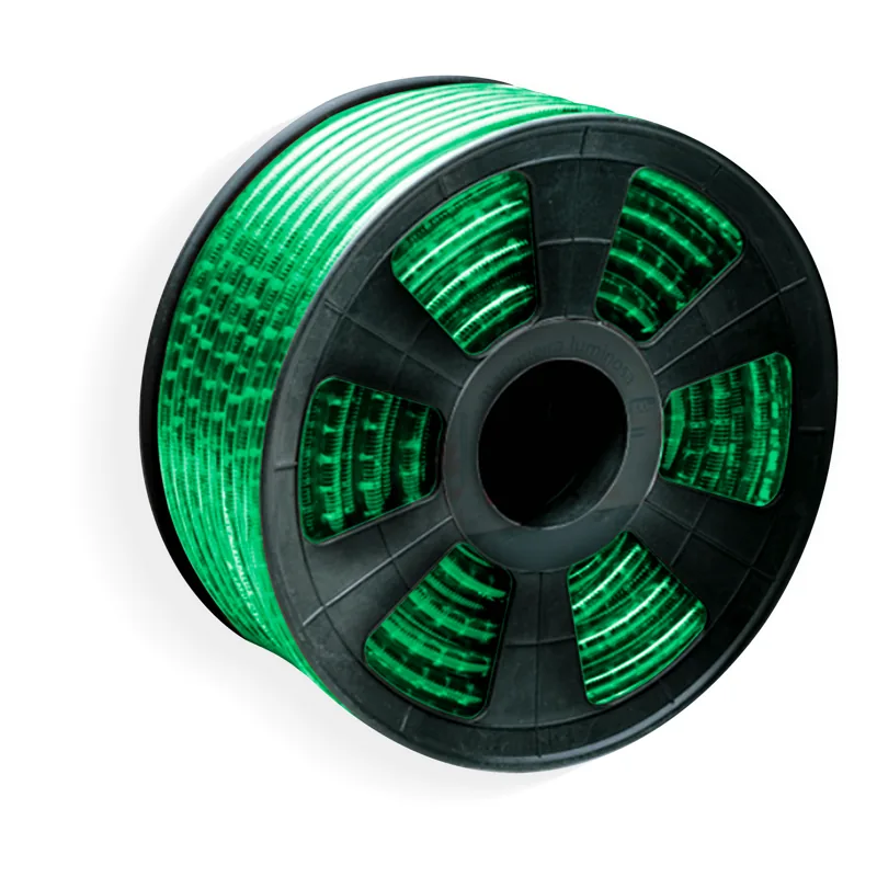 Mangueira LED Luminosa | Luz Verde | LED Horizontal
