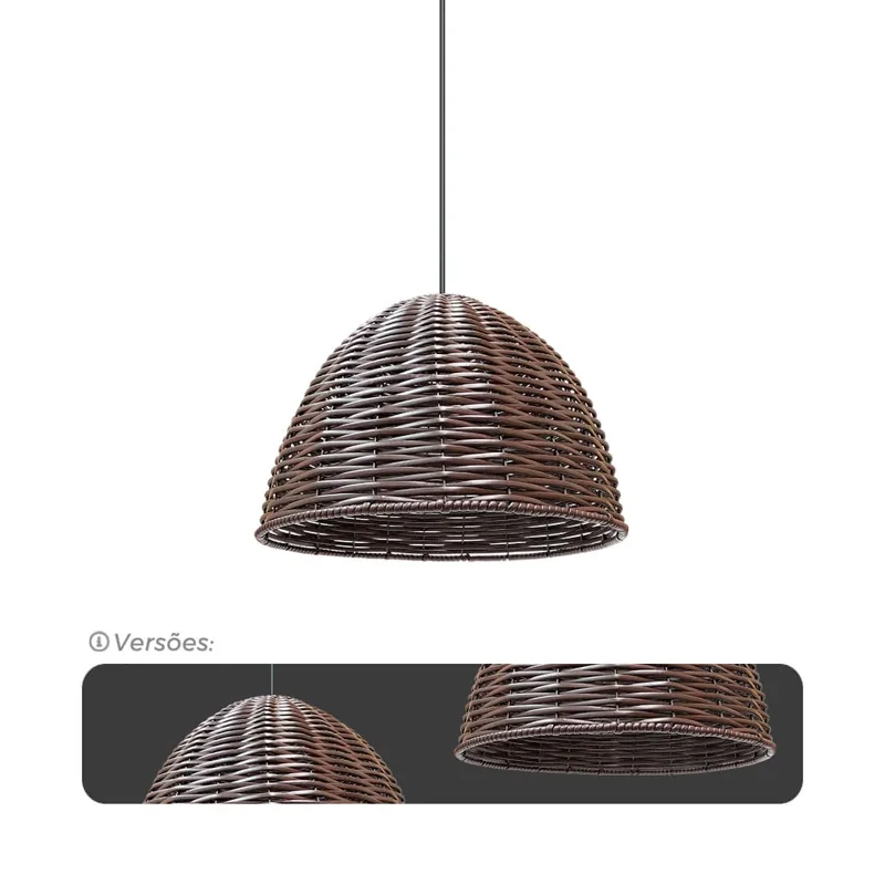 Pendente Junco Meia Esfera | AUTOVOLT
