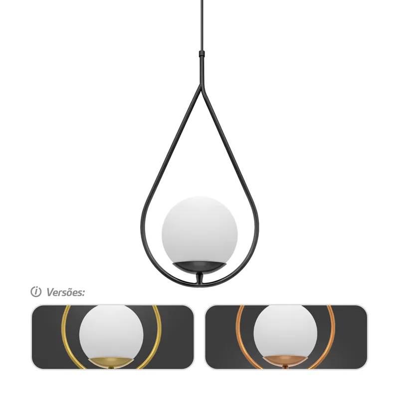 Pendente Moon Drop