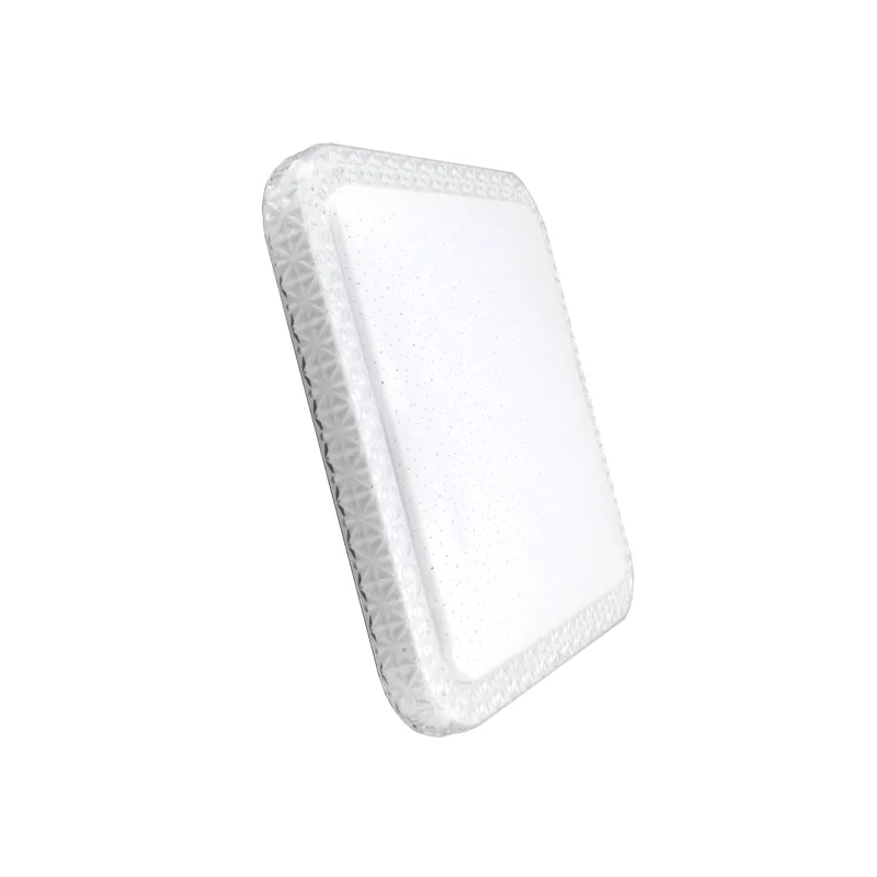 Plafon LED Glam Prisma Quadrado | 24W | AUTOVOLT