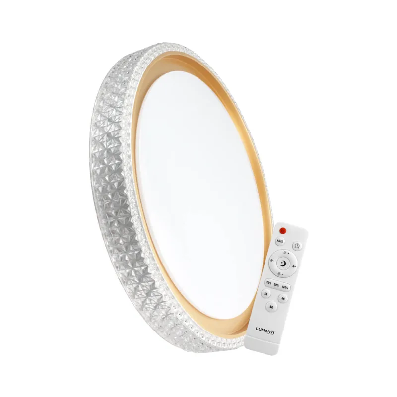 Plafon LED Glam Luxury Redondo | 36W | AUTOVOLT