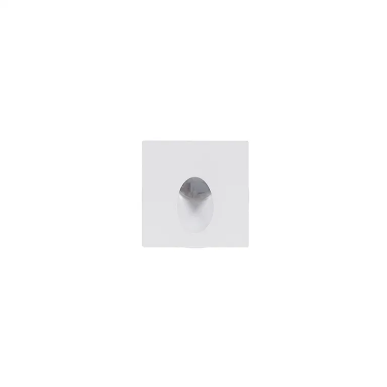 Balizador Led Embutir FERY Quad. | 2,4W – 3.000K