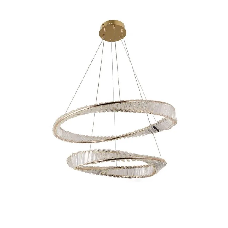 Pendente led LEZIE 2 MÓD. GR | 97W – 3.000K