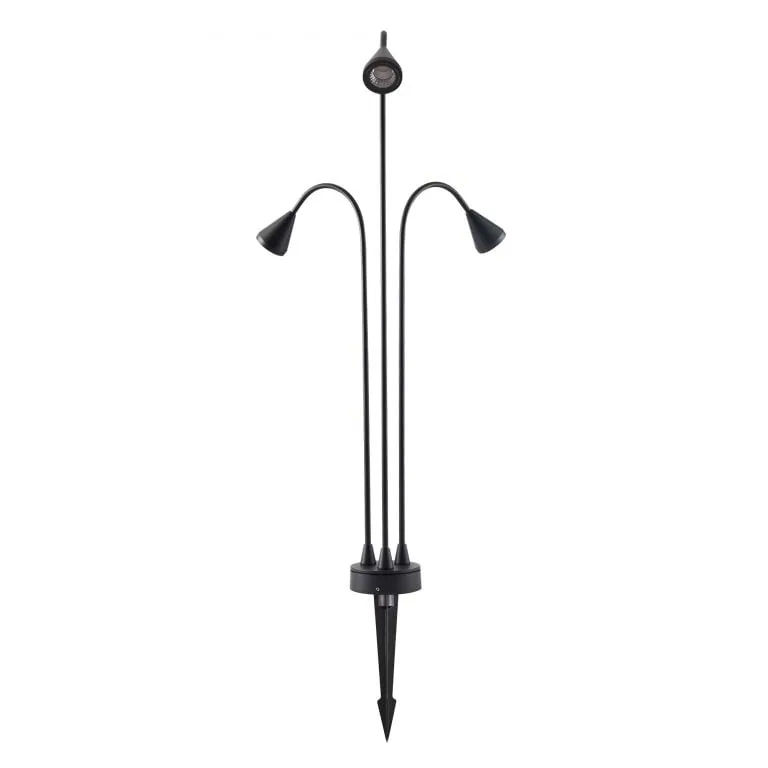 Luminária LED de Jardim WEDI Triplo | 3*5W – 3.000K