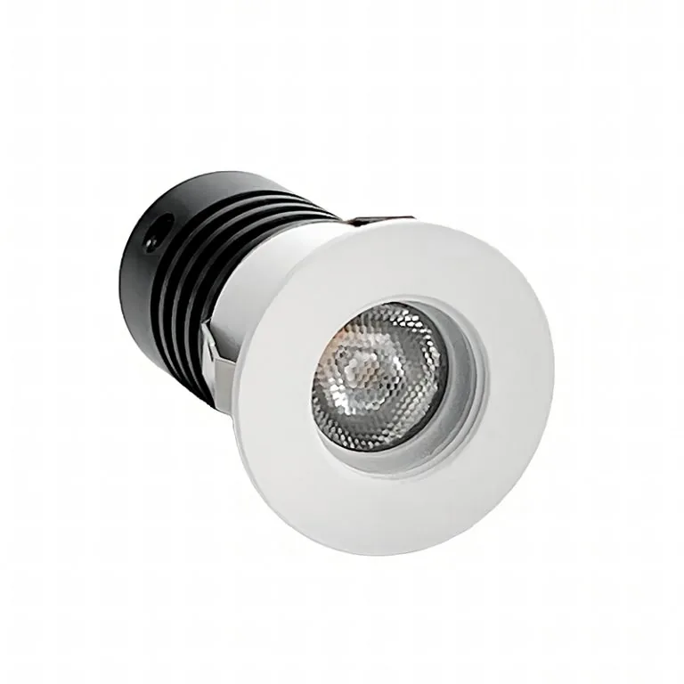 Mini Spot LED de Embutir AUKO Redondo | 1W – 3.000K