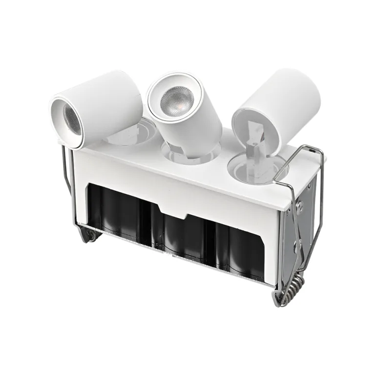 Mini Spot Led Retrátil de Embutir KAWI Triplo | 3*2W – 3.000K – IRC90