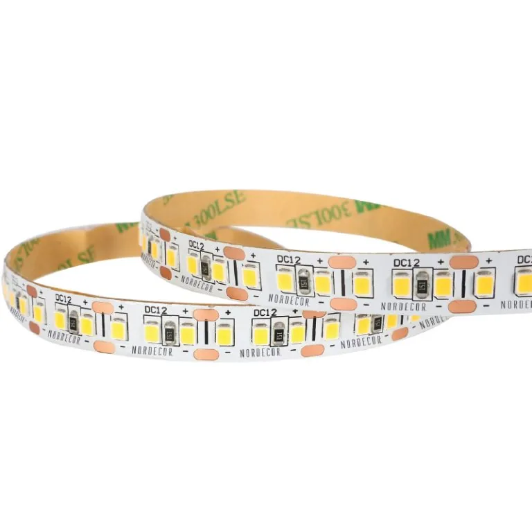 Fita LED 2835 NOR 168LEDS/M – 12V | 15W/M – IP66 – 2.700K/3.000K/4.000K